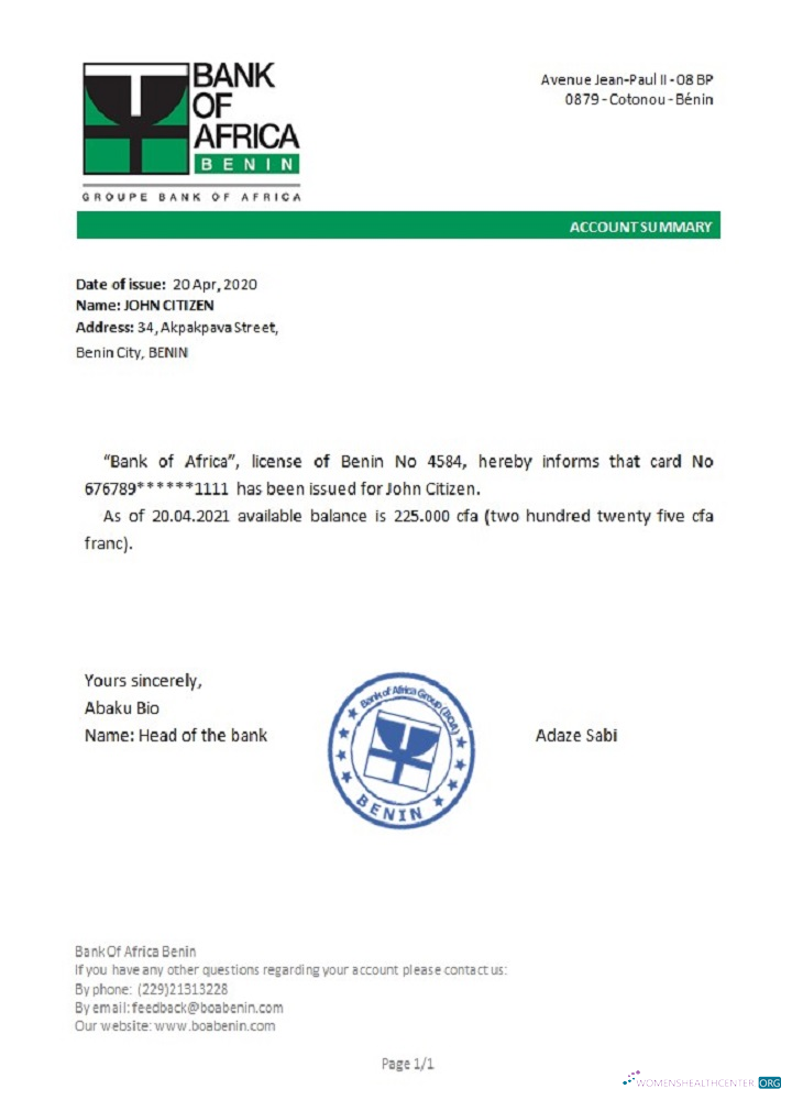 Download Benin BankofAfrica reference Photoshop template